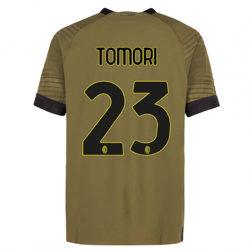 Mænd Fikayo Tomori #23 Mørkegrøn Sort Tredje Sæt 2022/23 Trøje